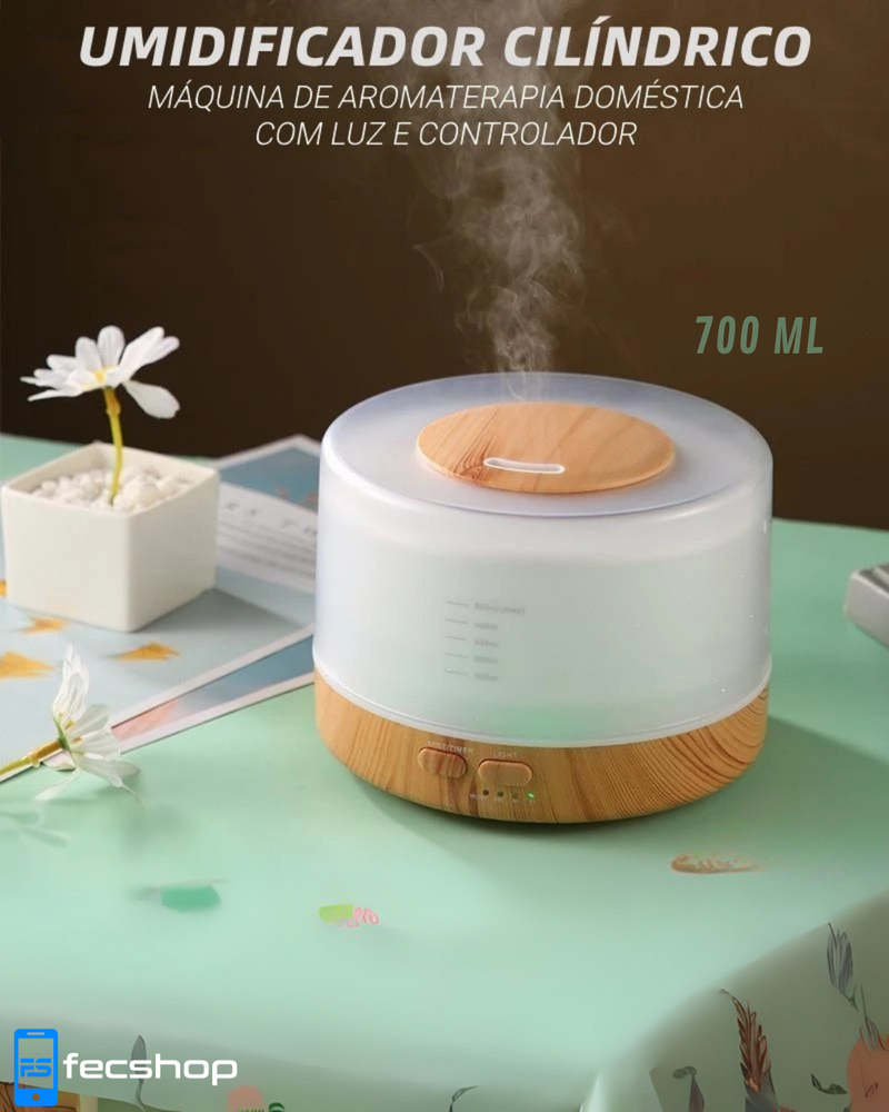✨ DIFUSOR DE AROMAS 700ml – OFERTA POR TEMPO LIMITADO!