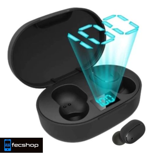 Fone de Ouvido Sem Fio Bluetooth 5.0 Twsc com Tela LED Digital